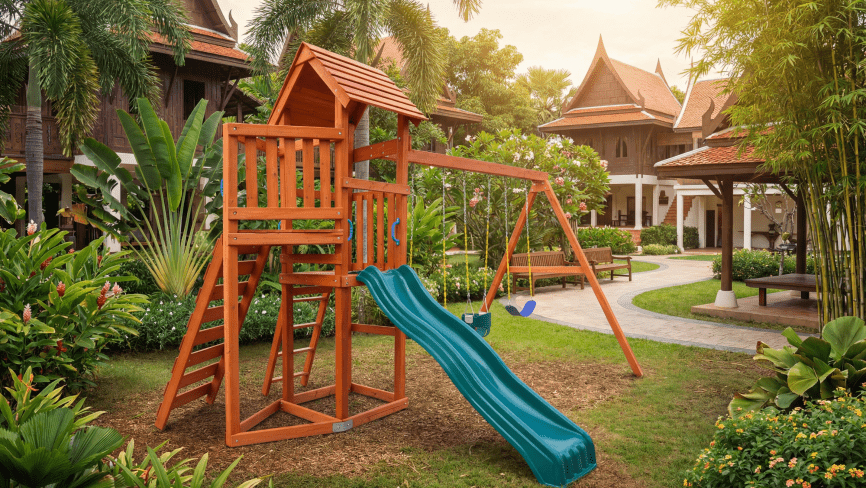 Southeast Asia Community Outdoor Playground